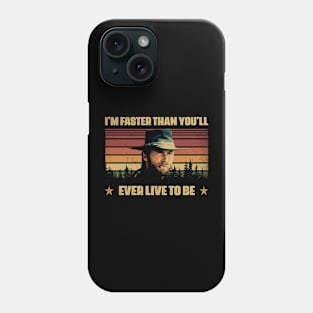 Whispers of Revenge Plains Drifter Movie Scenes on Striking Apparel Phone Case