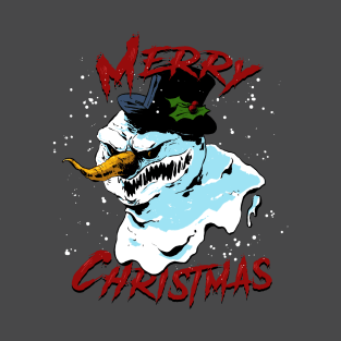 Merry Christmas Snowman T-Shirt