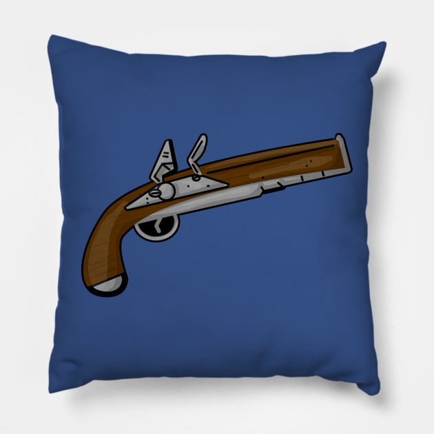 Cartoon Flintlock Pillow by MacSquiddles