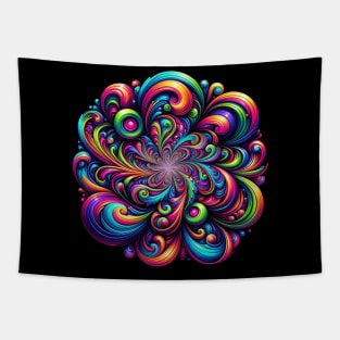 psychedelic swirl Tapestry