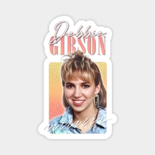 Debbie Gibson 1980s Style Aesthetic Design Magnet