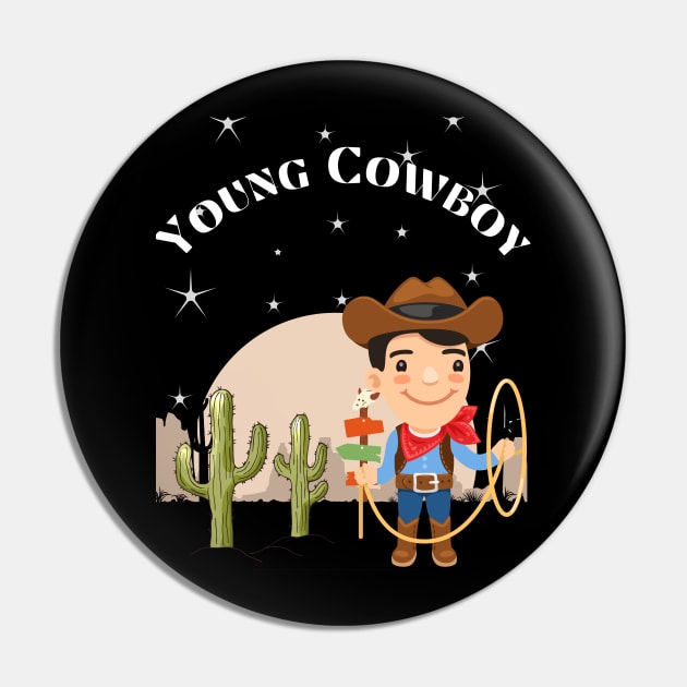 Young cowboy Pin by BrookProject