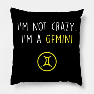 Gemini Funny Pillow