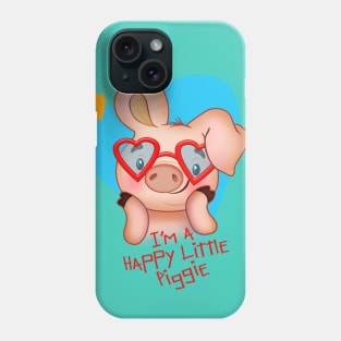 happy pig Phone Case