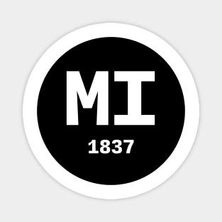 Michigan | MI 1837 Magnet