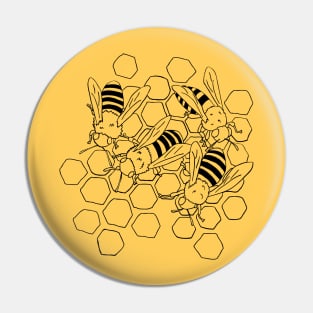 The Busy Bees Pin