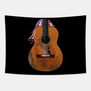 Trigger Iconic Country Music Guitar Tapestry