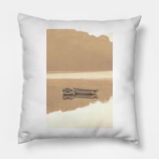 'Golden, Misty Morning on the Loch', Loch Faskally, Pitlochry. Pillow