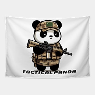 Tactical Panda Tapestry