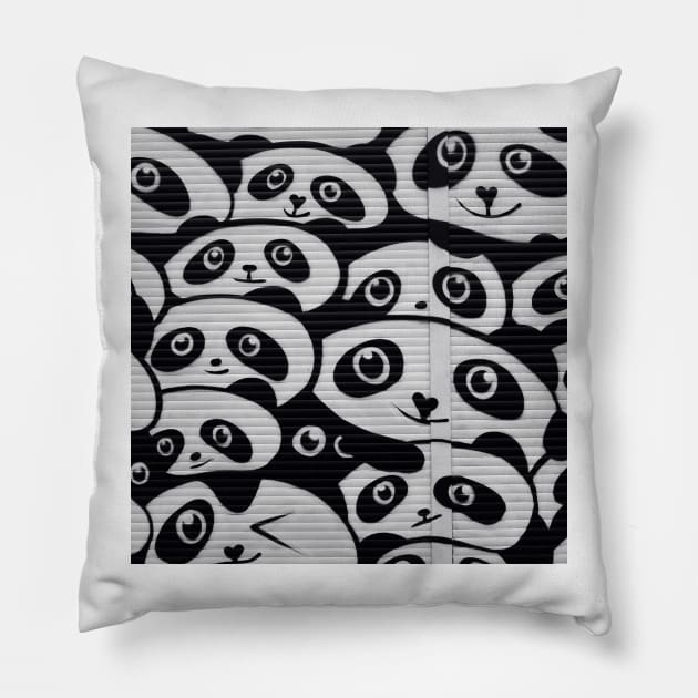 A Panda Wall Pillow by ArtoTee