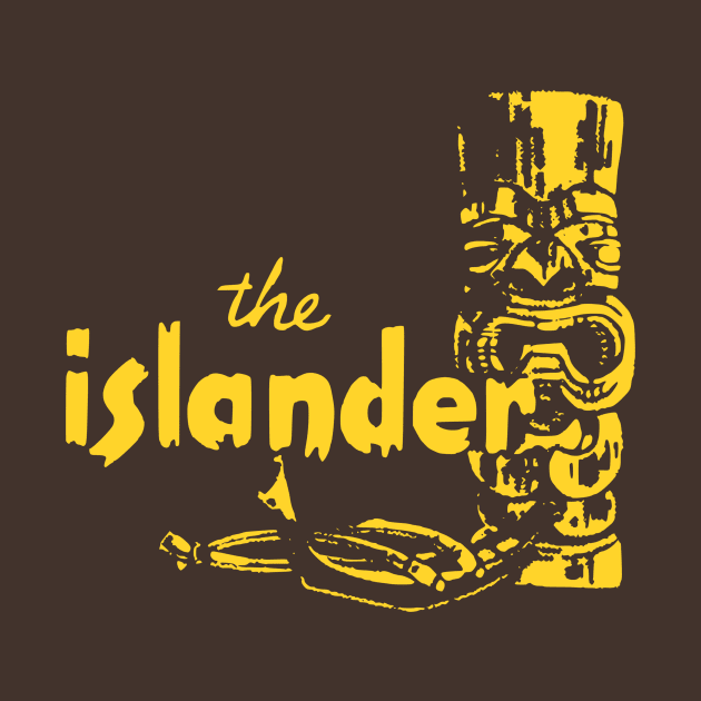 The Islander Tiki Hut Vintage Restaurant Matchbook by Yesteeyear