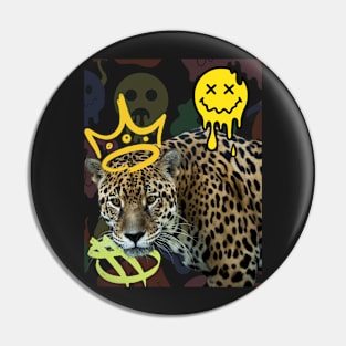 Jaguar Graffiti Pin