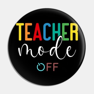 TEACHER MODE OFF Pin