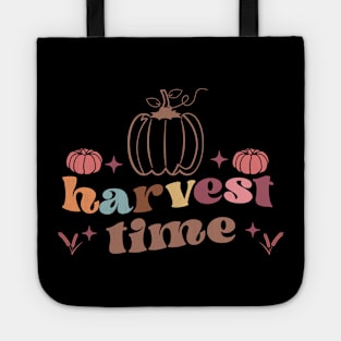 Harvest Time - retro thanksgiving Tote