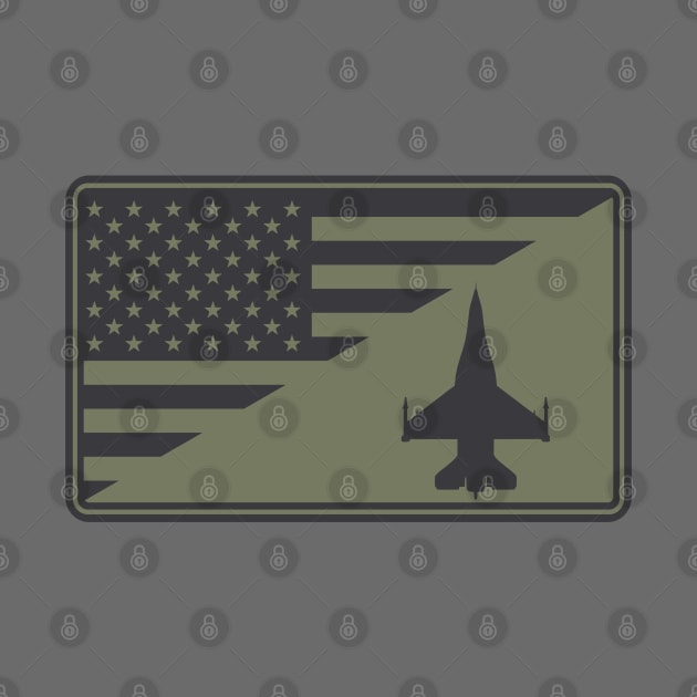 F-16 Viper US Flag (subdued) by TCP