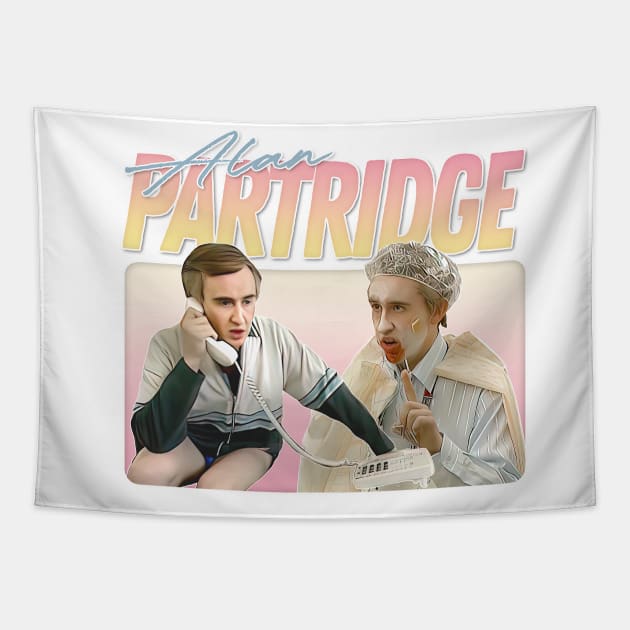 Alan Partridge / Retro Style Fan Artwork Tapestry by DankFutura