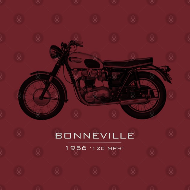 Bonneville T120 1956 - Classic motorcycles by Pannolinno