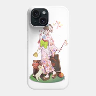 Yukata Girl Phone Case