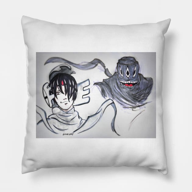 Asura Pillow by EmmeGray