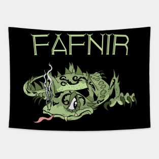 Dragon's Greed: Fafnir the Ancient Serpent Tapestry