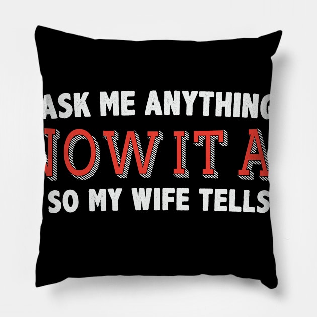 Lovely Gift For Husband On Anniversary Pillow by divawaddle