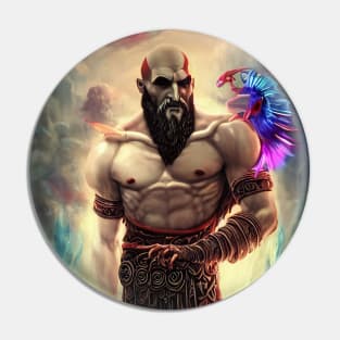 KRATOS Renaissance portrait GOW Pin