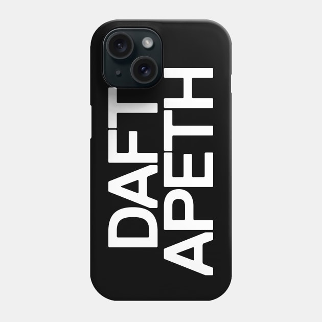 Daft Apeth Phone Case by Monographis