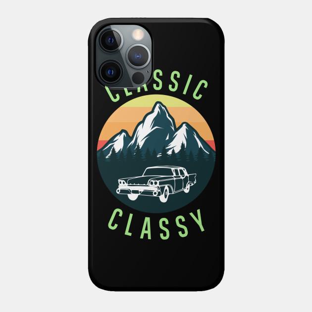 Retro classic car - Classic Car - Phone Case