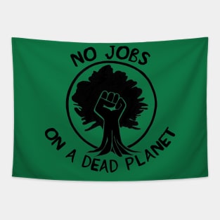 No Jobs on a Dead Planet - Climate Change Tapestry