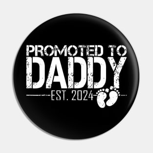 Promoted To Daddy Est 2024 Pin