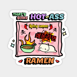 Spicy ramen in a pot... Magnet