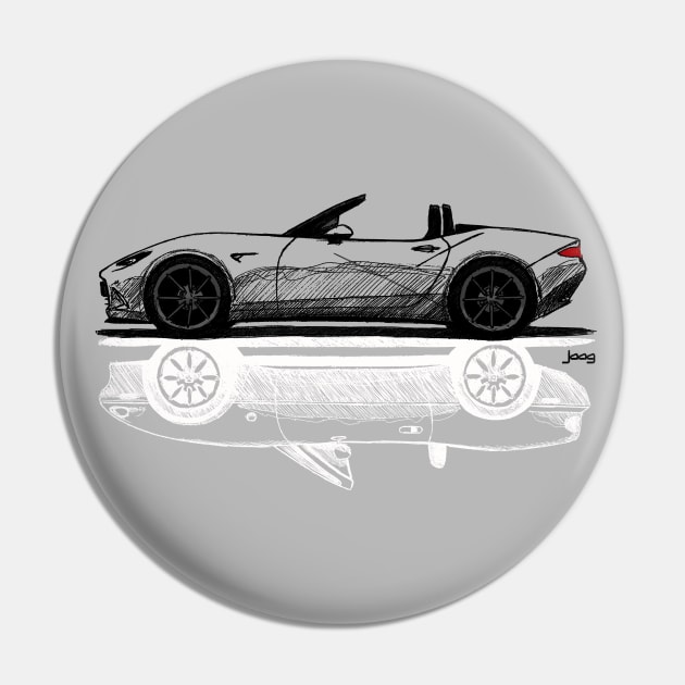 My sketch of the Japanese roadster car ND and NA Pin by jaagdesign