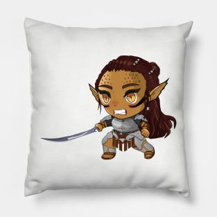 Lae'zel Chibi Baldur's Gate 3 Pillow