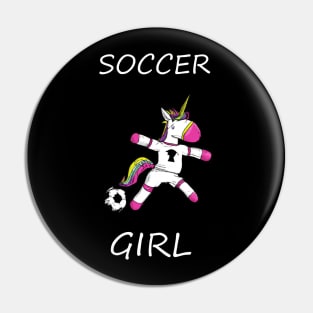 Soccer Girl Pin