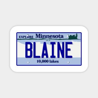 Blaine MN License Plate Magnet