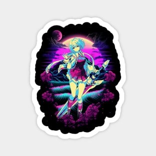 Guardians of the SoulRealm Heroes Unite - SoulWorkers Tee Magnet