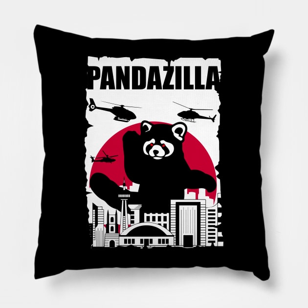 Pandazilla Pillow by Signal Fan Lab