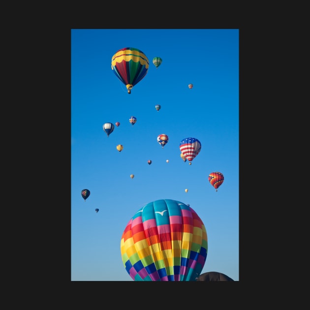 Vibrant Hot Air Balloons by somadjinn