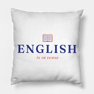 Funny english learning quote Pillow