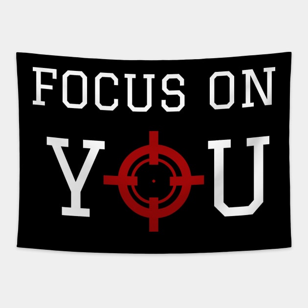 Focus on You: The Target is You Tapestry by Unknown 