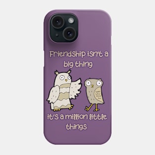 friendship of owls Phone Case