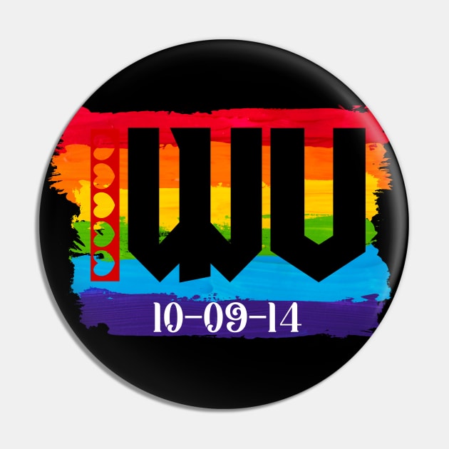 West Virginia Gay Marriage Pin by Blood Moon Design