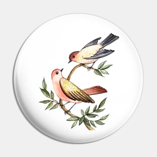 Bird lovers Pin