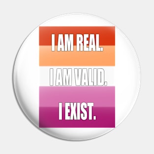 Lesbian Pride: I am... Pin