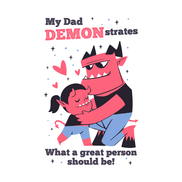 Cute Goth Dad and Daughter - My Dad Demonstrates What a Great Person Should Be! by aaronsartroom