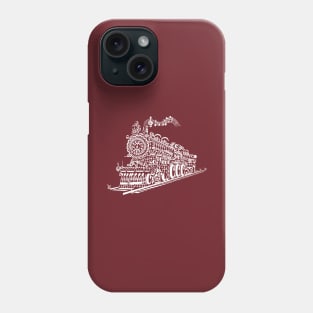 Old train song illustration Phone Case