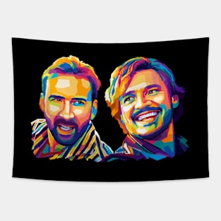 Nicolas and Pedro Pop Art Tapestry