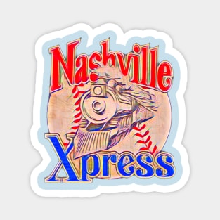 Nashville Xpress Baseball Magnet