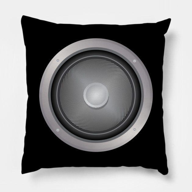 Audio speaker Pillow by AnnArtshock