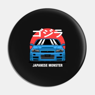 Nissan Skyline R34 "Japanese Monster" Pin